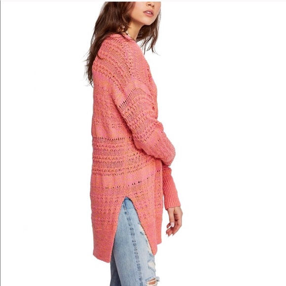 NWOT Free people vneck pullover sweater - Picture 2 of 11